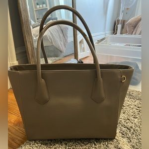 Dagne & Dover Legend Signature Tote in Bleeker Blush (larger size)